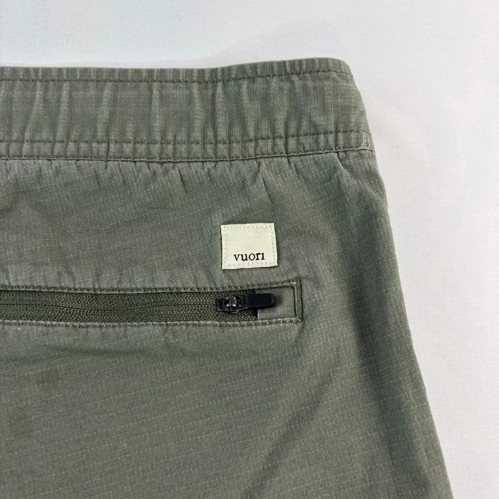Vuori Olive Green Climber Pants with Drawstring Waist - Picture 4 of 9